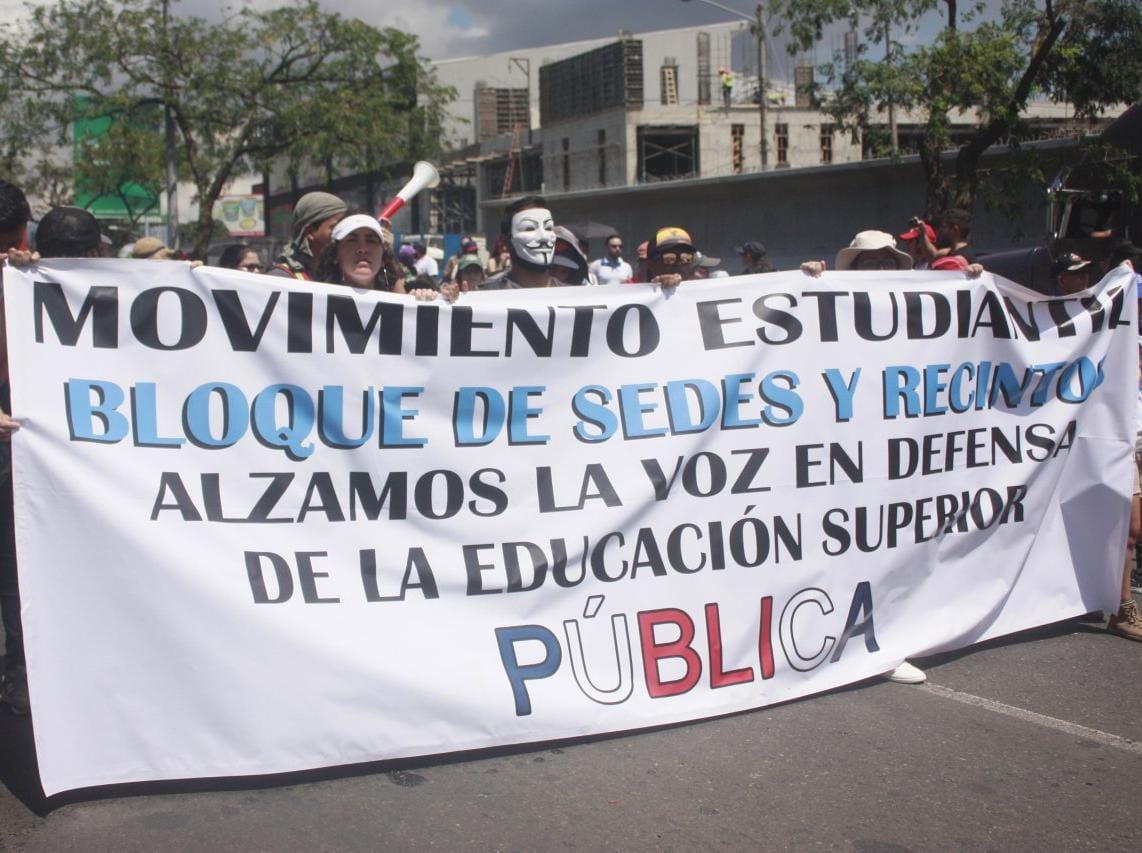 Cuatro estudiantes de la Universidad de Costa Rica son judicializadas por manifestaciones de 2019