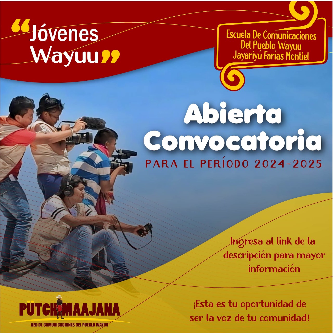 Escuela de comunicaciones del Pueblo Wayuu convoca a jóvenes wayuu a su tercer ciclo de formación