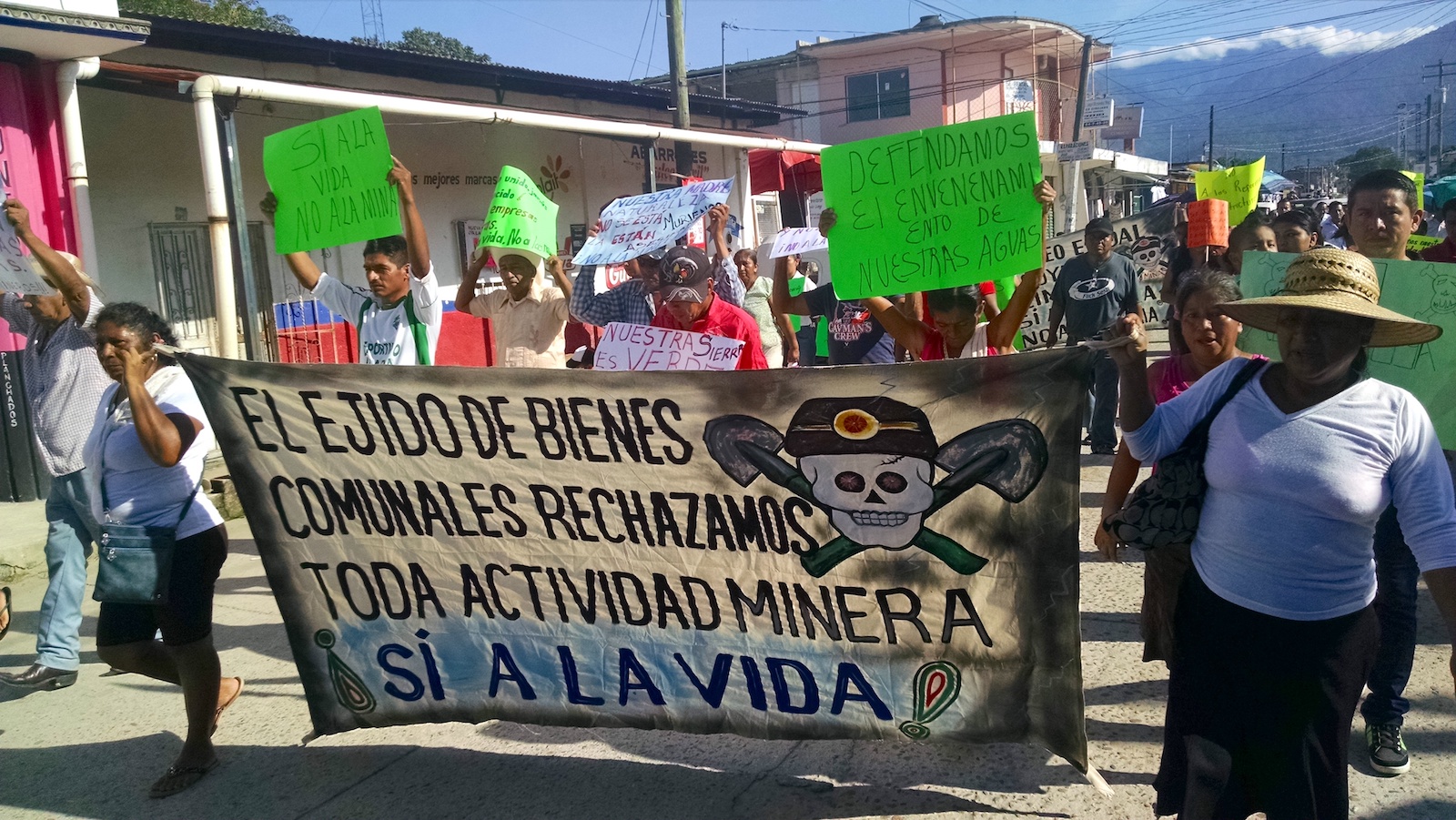 Resistencia de los pueblos contra las empresas mineras en México