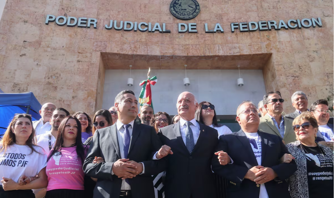 El Poder judicial mexicano inició un paro en contra de la reforma judicial del presidente Manuel López Obrador