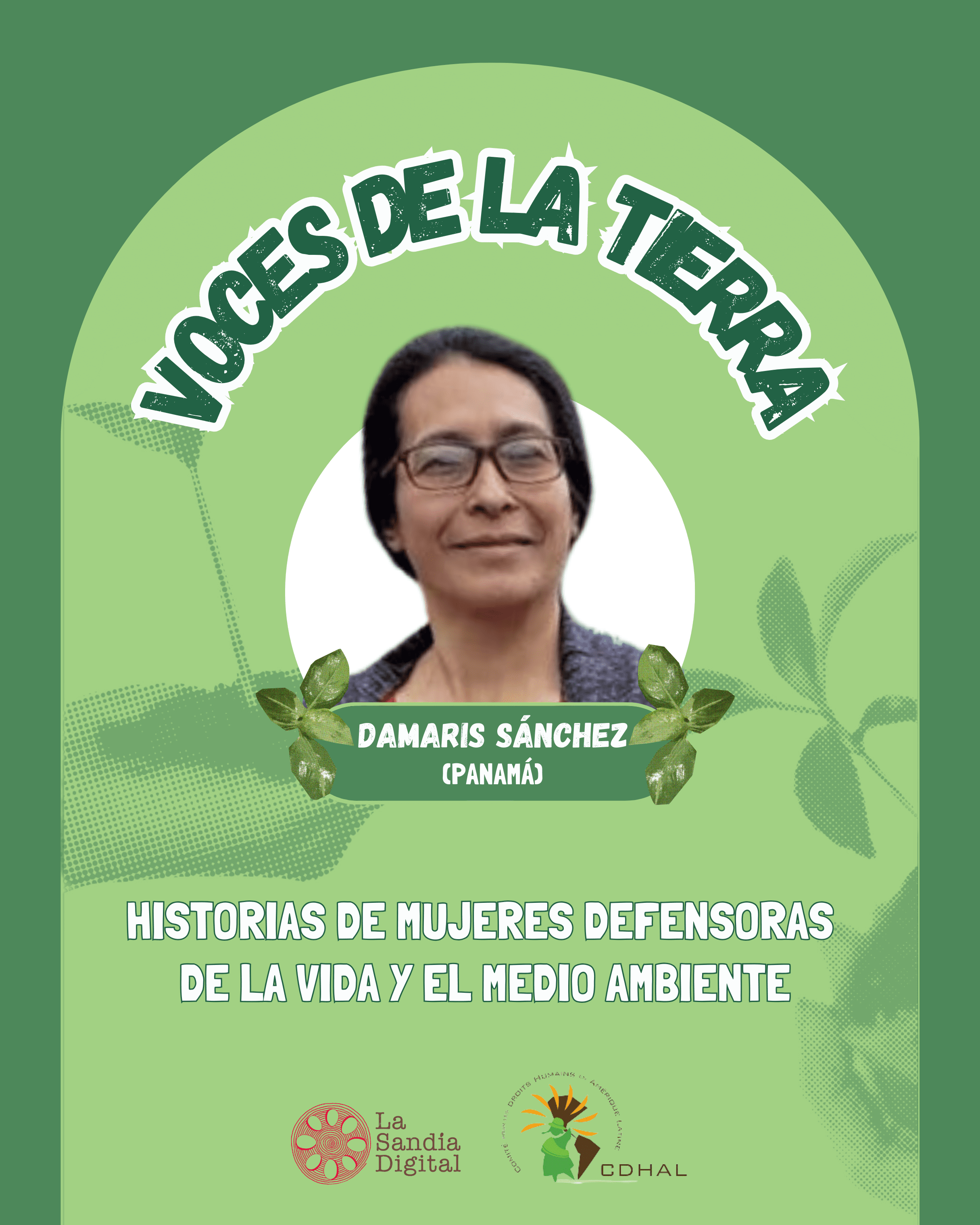 Defensa del agua: Damaris Sánchez, lideresa oriunda de Panamá