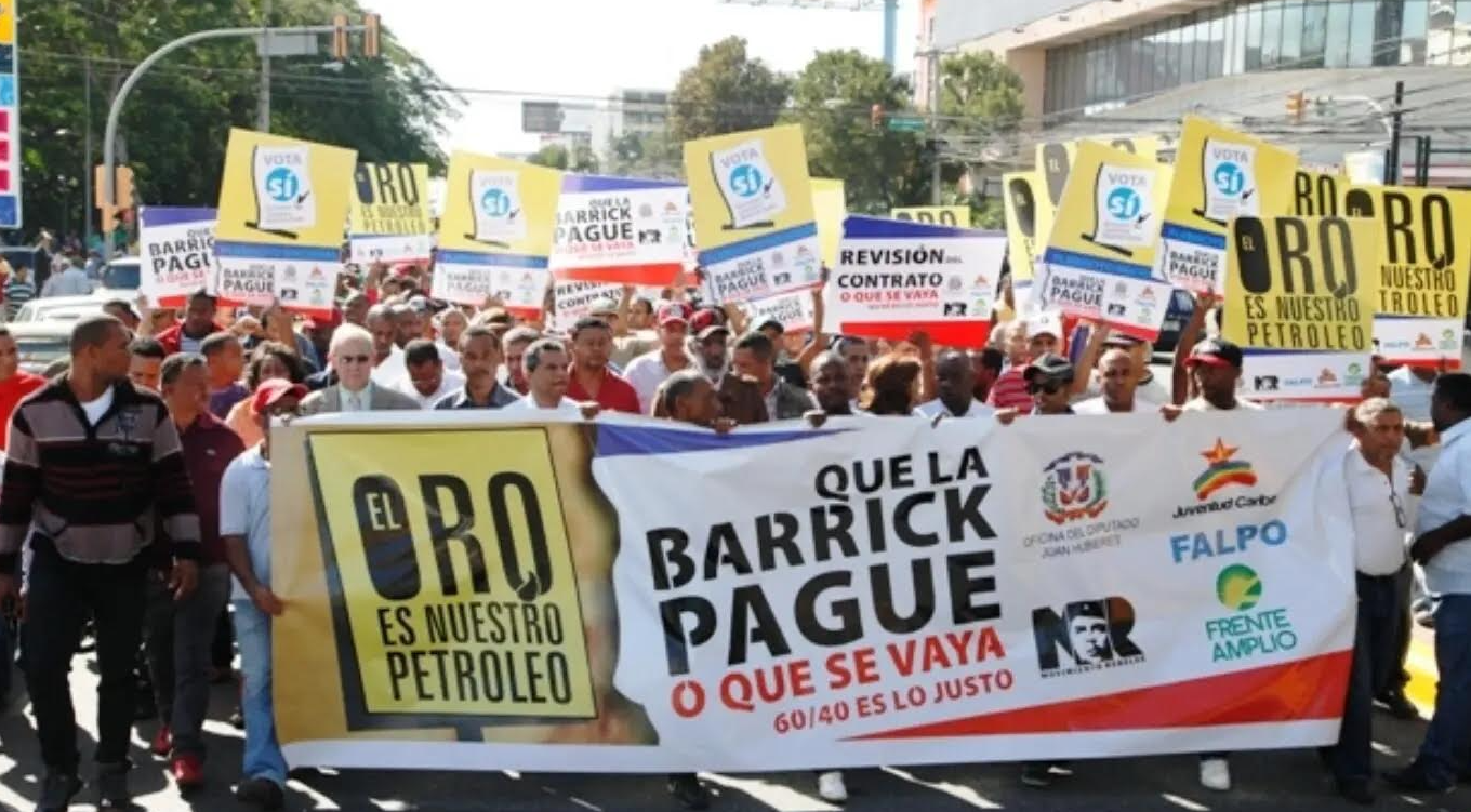 República Dominicana: Se registran varias personas heridas por militares al Servicio de la minera Barrick Gold