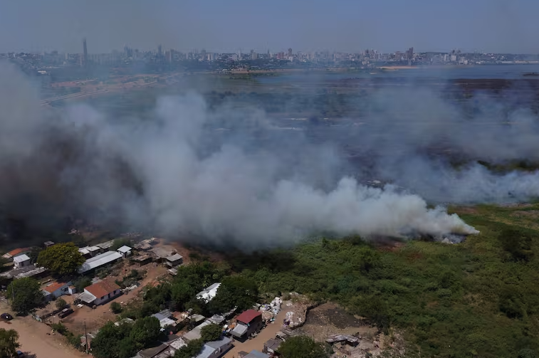 Paraguay: El incendio en la Reserva Ecológica Banco San Miguel refleja una tragedia ambiental