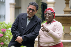 Directora General de Asomujer y Trabajo y la Unión de Costureros , así como Productora General del Arropamiento - Virgelina Chará y el Director de Soberanía Territorial del Ministerio de Relaciones Exteriores de Colombia - Javier Pava
