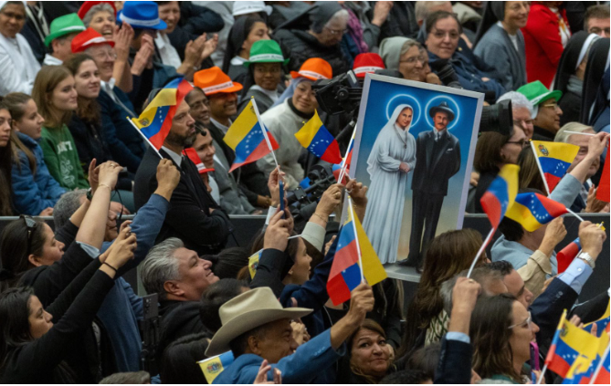 Canonización de los dos primeros santos venezolanos puede contribuir a la reconciliación y justicia en Venezuela en medio de las tensiones políticas y económicas