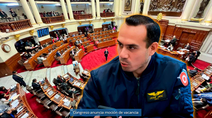 Anuncia moción de vacancia contra el presidente de Perú, José Jerí, por privatización de empresa estatal