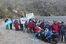 Argentina: Bloquean paso de la Caravana por la soberanía del Lago Escondido.