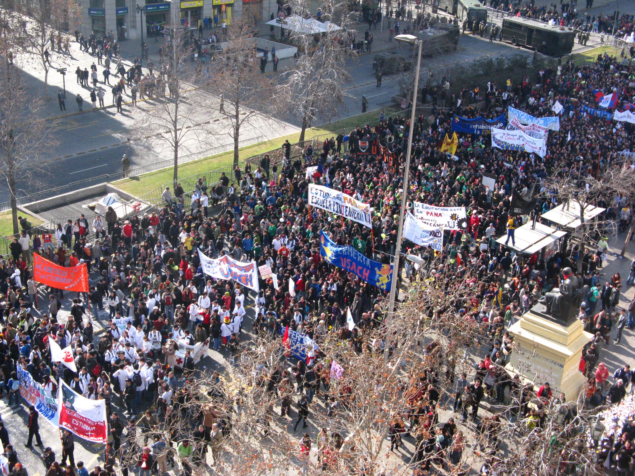 Chile: Ni la represión impide a estudiantes la lucha por el derecho a la educación