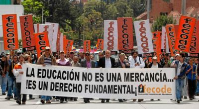 Colombia: Docentes salen a las calles en defensa de la educación pública