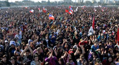 Chile: Los  Estudiantes de Chile no  están conformes  con los dirigentes