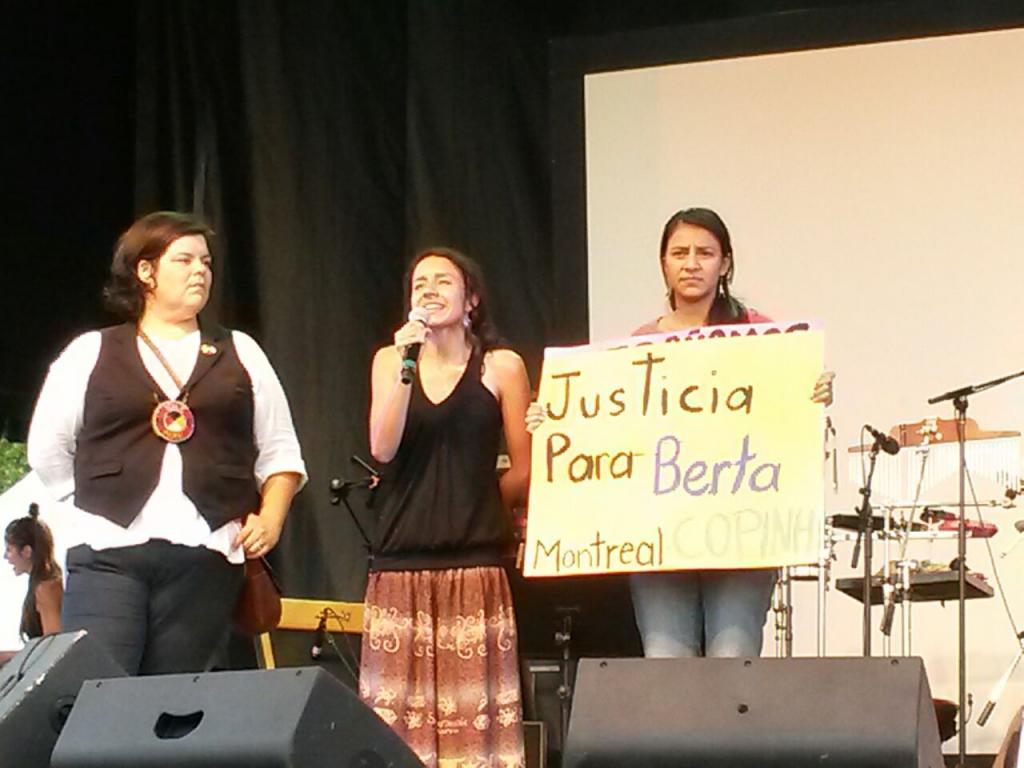 Hijas de Berta Cáceres en el Foro Social Mundial 2016: La muerte y el miedo no nos paralizan