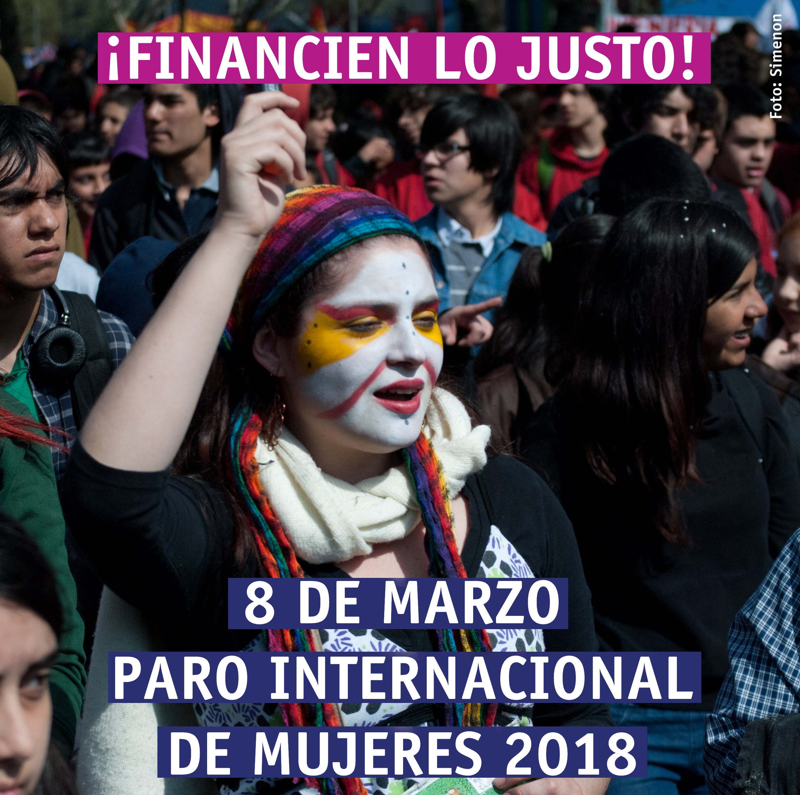 Paro de Mujeres 8M por la Igualdad de Género y el Financiamiento Justo