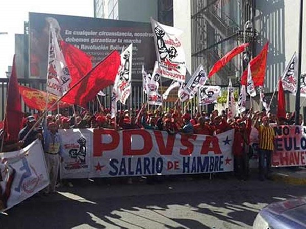 Venezuela: Trabajadores petroleros anuncian protesta por un salario justo