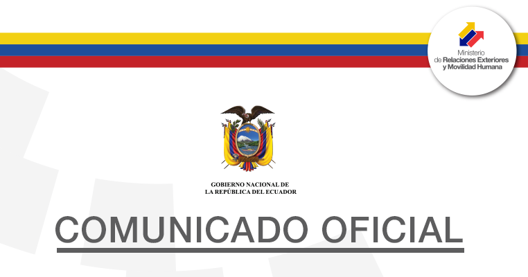 Gobierno Ecuatoriano se pronuncia sobre la crisis migratoria que afecta a ciudadanos Cubanos