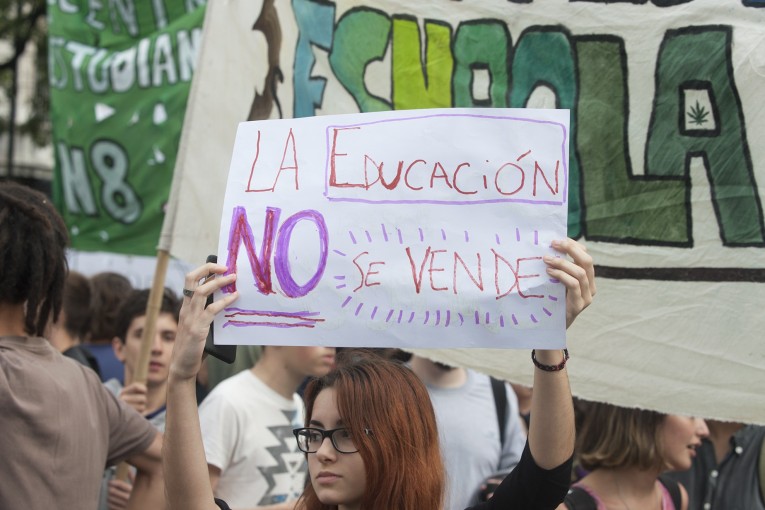 Manifestaciones en defensa de la educación pública de calidad, gratuita, laica y emancipadora