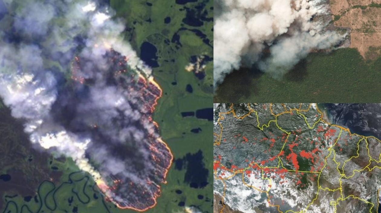 Brasil: Continúan incendios en la amazonía y el humo se propaga por el continente