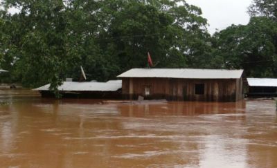 Nicaragua: Lluvias dañan más de 100 viviendas en el Caribe Sur
