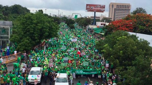 República Dominicana: Realizan Marcha Verde contra la corrupción