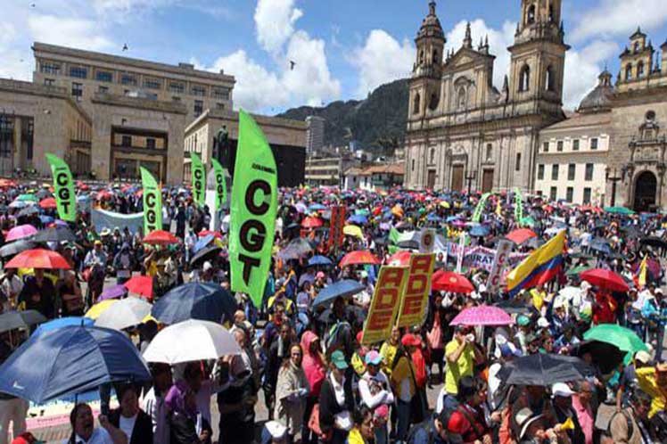 Colombia: Se realiza Paro Nacional contra las políticas del presidente Duque