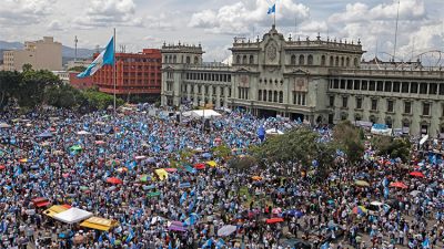 Resumen de estas jornadas de protestas contra la corrupción en Guatemala
