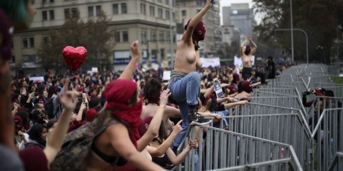 Crónica de un mayo feminista: las estudiantes chilenas marcan el camino.